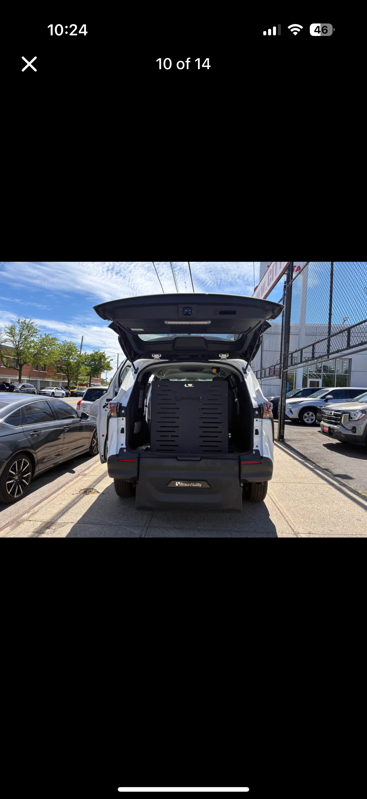 BraunAbility rear-entry ramp
