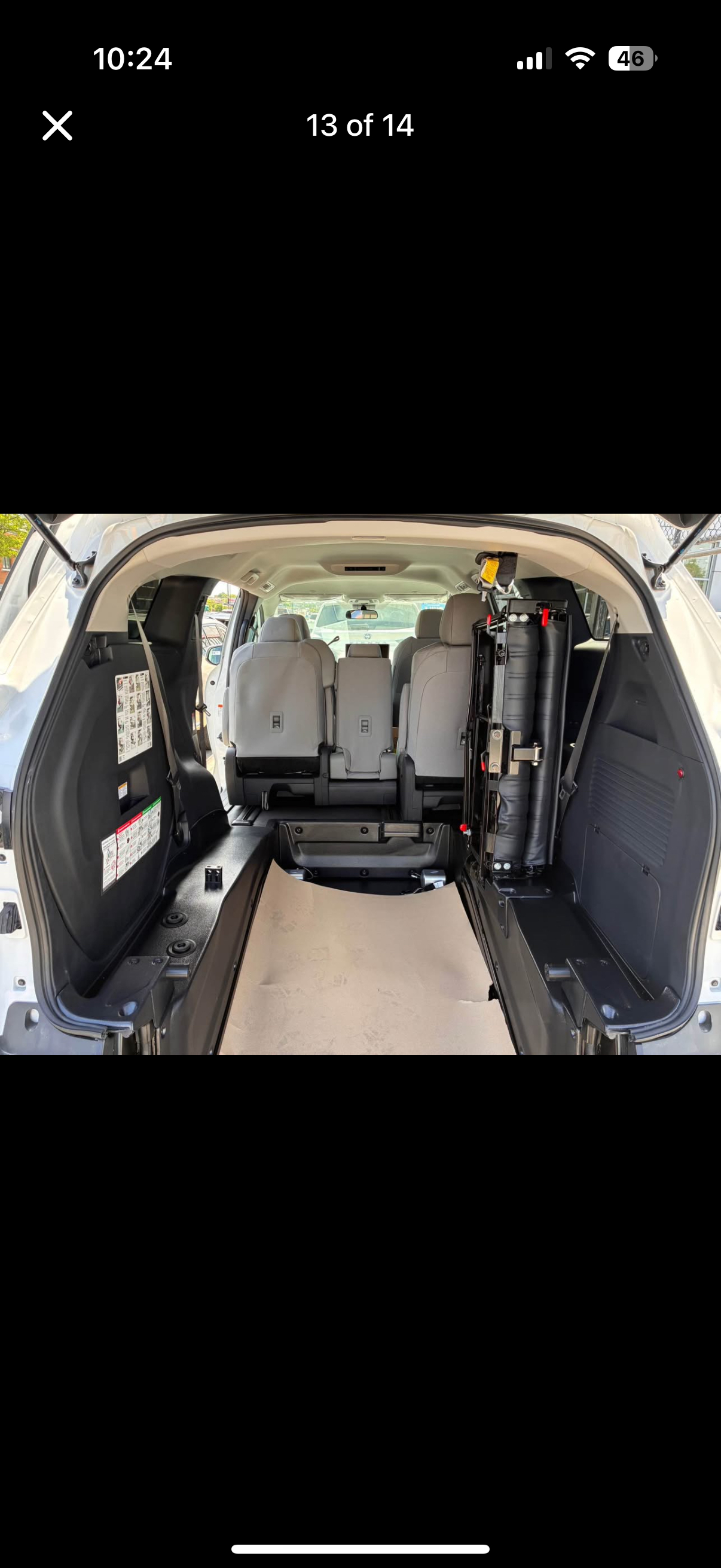 Accessible Sienna interior